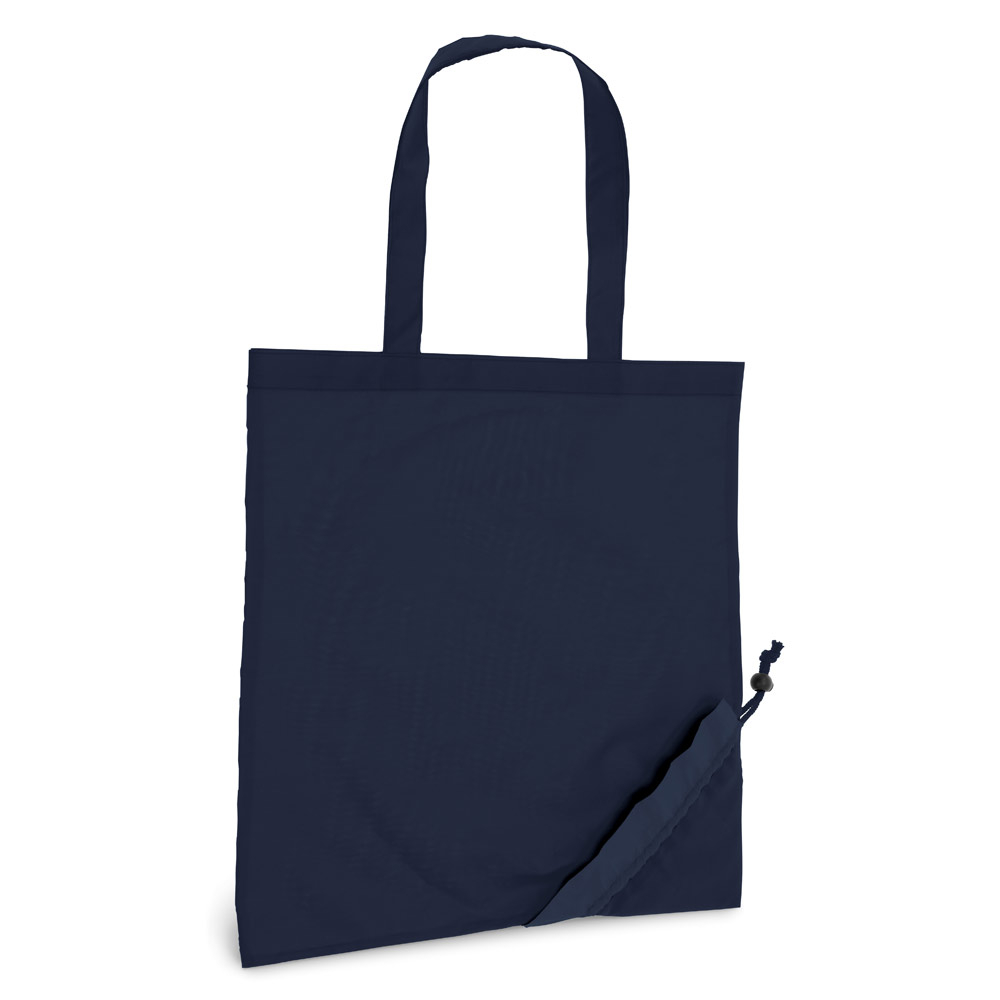 Sac publicitaire pliable 190T Bleu marine
